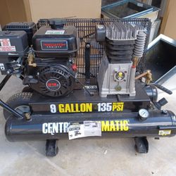 Central Pneumatic 9 gallon 212cc 135 PSI Wheelbarrow Air Compressor