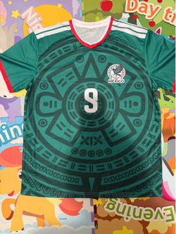 Mexico jerseys 9 Adult Large size only