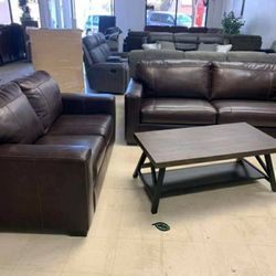 Morelos Chocolate Living Room Set