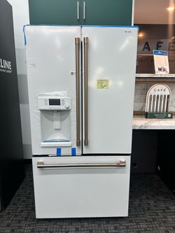 CAFE 36” MATTE WHITE FRENCH DOOR FRIDGE✨WARRANTY✨DELIVERY✨