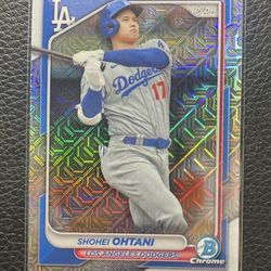 2024 Shohei Ohtani Bowman Chrome Mojo Refractor. Los Angeles Dodgers. 