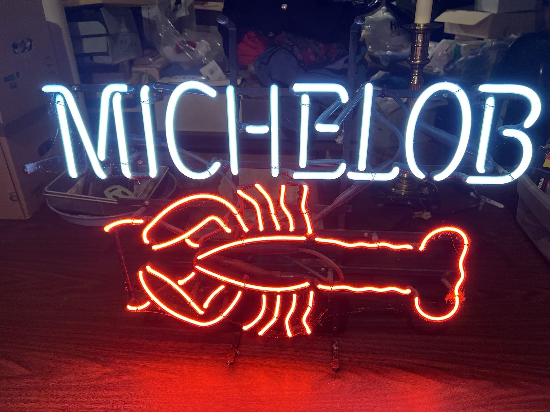 Genuine Michelob Lobster Neon Sign