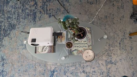 Glass coffe table