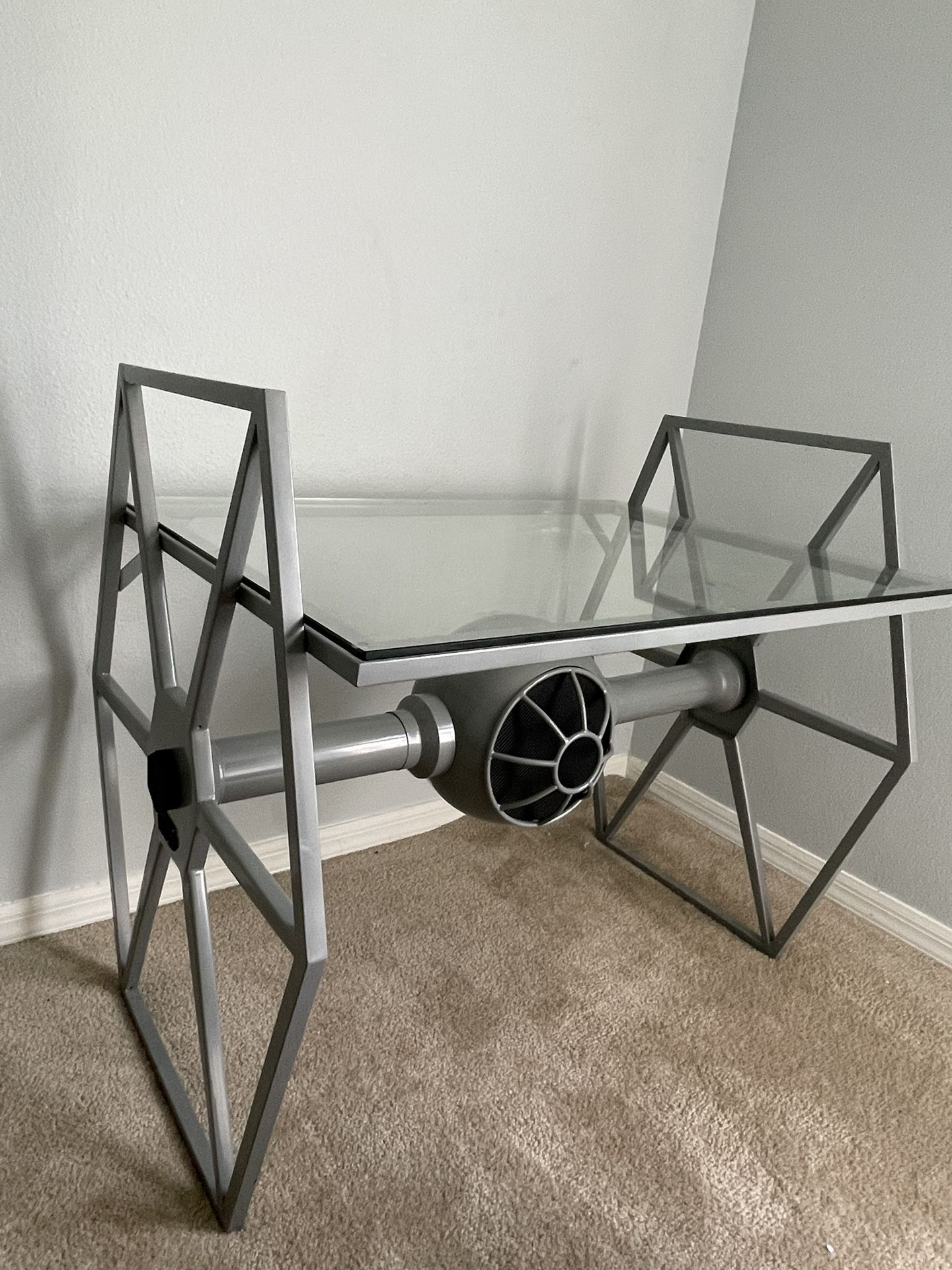 Star wars Grey TIE Fighter Desk