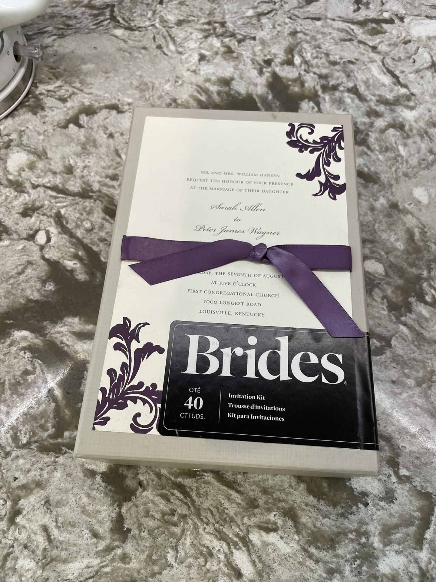 Wedding Invitations Kit. Quantity Of 40.