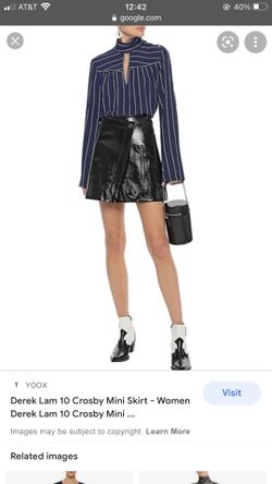Derek Lam IO Crosby Lamb Skirt 