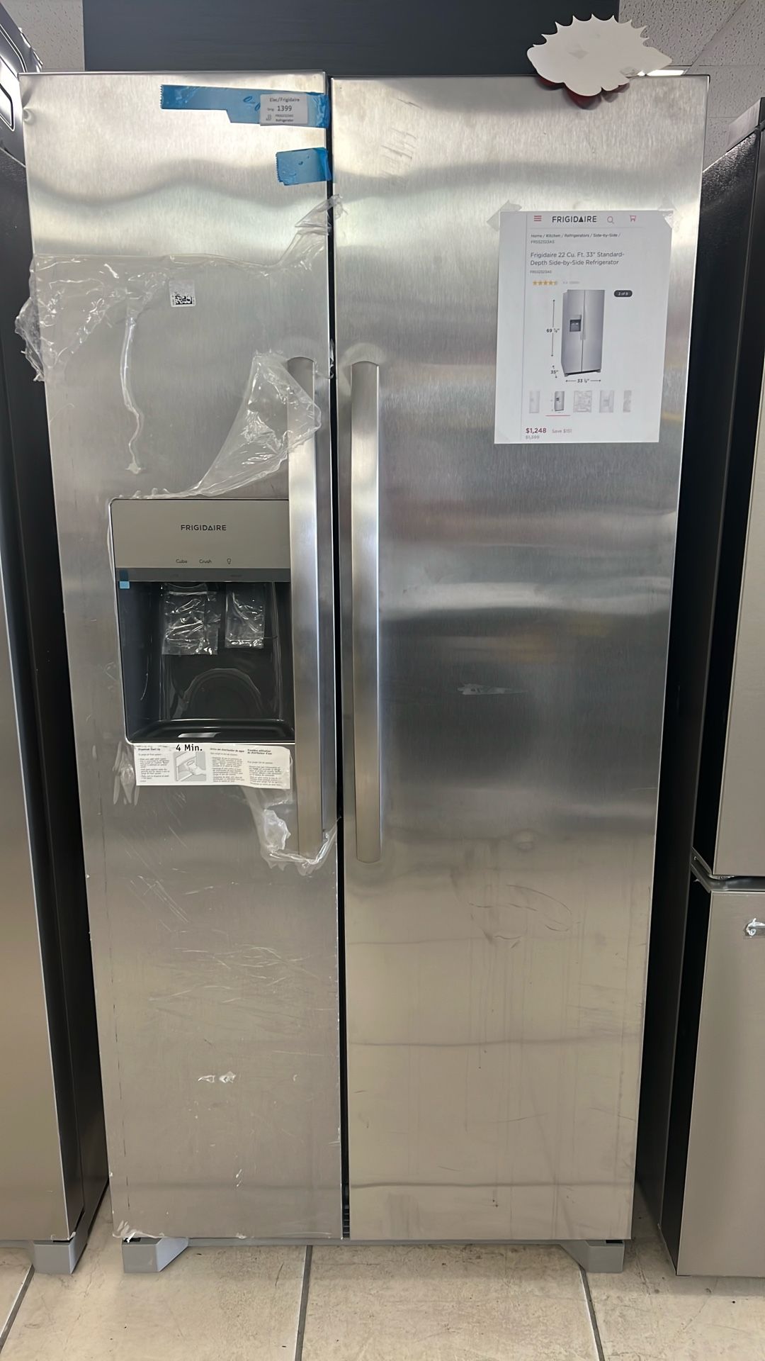 Frigidaire refrigerator 