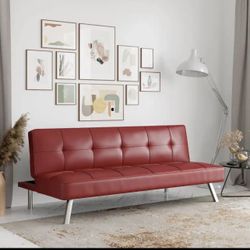 red sofa