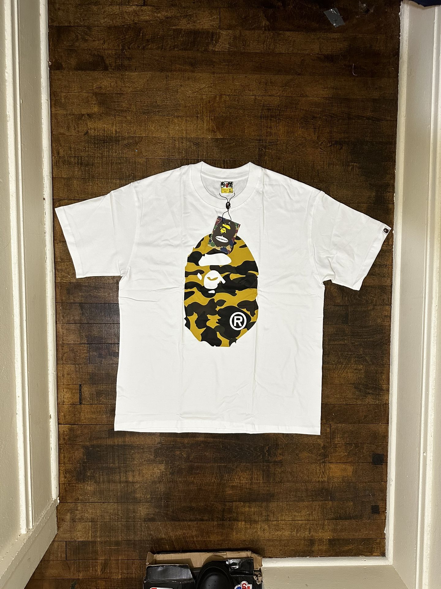 A Bathing Ape(Bape) Camo Ape Head Tee - Size XL