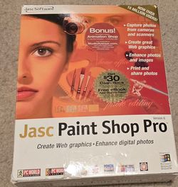 Jasc Paint Shop Pro Ver 6 with Animation Studio