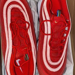 Red Nike Basketball Shoes