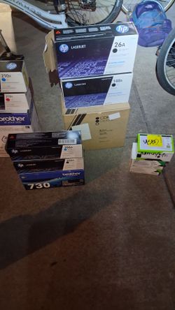 Mixed Lot of Printer Toner Cartridges