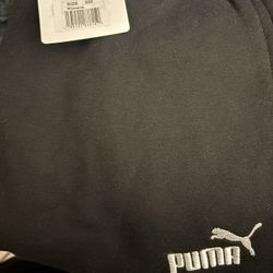 New small Puma black sweats
