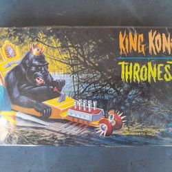 Vintage Polar Lights King Kong's Thronester Plastic Model Kit (Sealed).