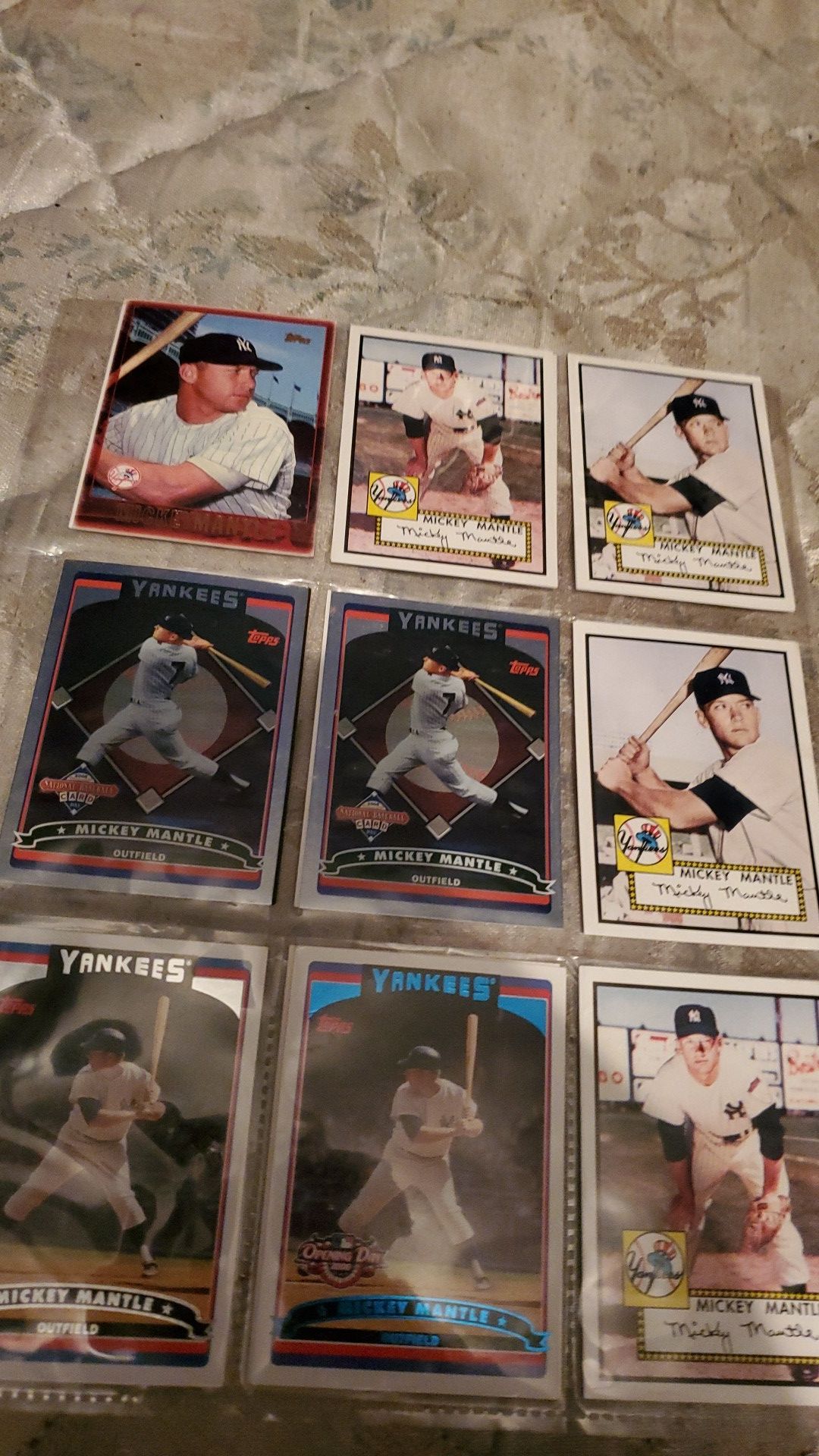Mickey mantle baseball cards