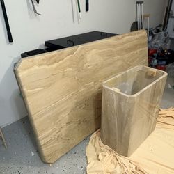 Marble Table 70”x40” Daino Reale 