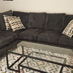 Charcoal sectional