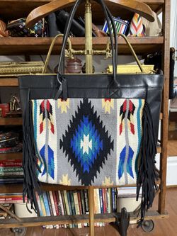 NEW Ecotorie Bleu Leather Tote