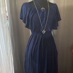 Navy Blue Dress