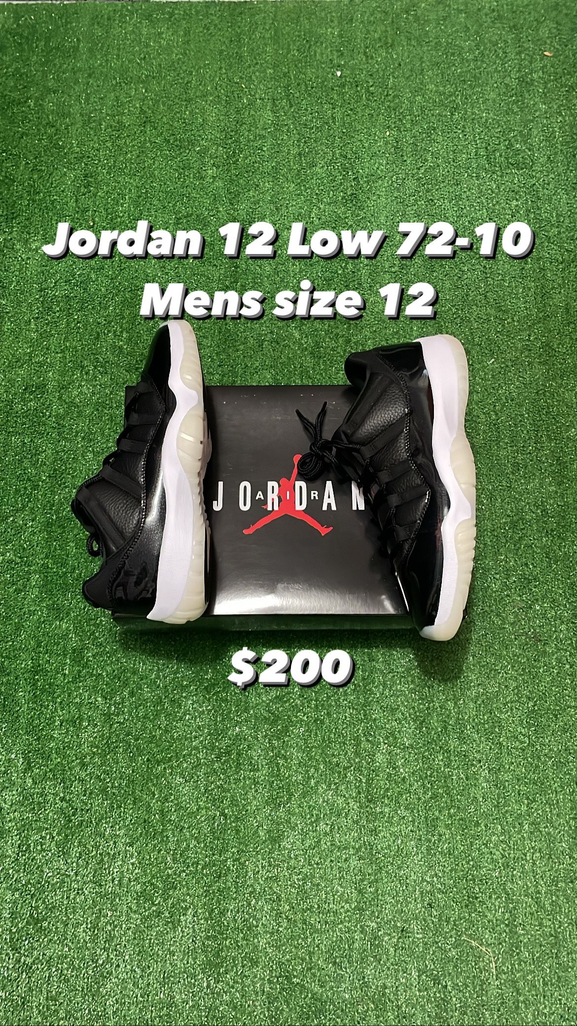 Jordan 12 Low 72 - 10 