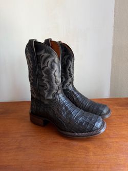 Dan Post Exotic Caiman Boots (9D)