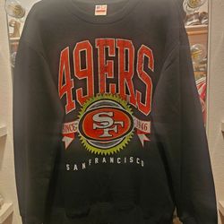 49ers crew neck sweater