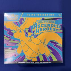 Pokémon ascended heroes ETB *small rip in corner*