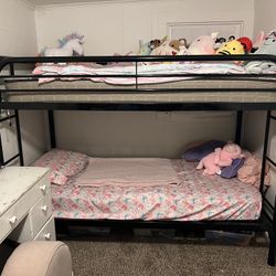 Black Metal Bunkbed