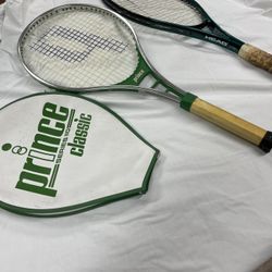 2 Tennis Rackets Prince Classic And Head Defiant
