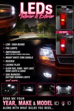Led lights for vehicles