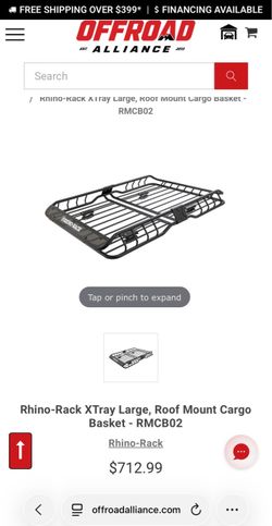 Rhino basket rack with bike attachment