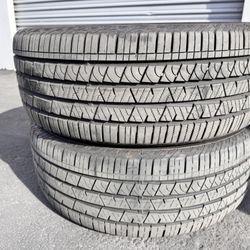 Pair (2) 255 45 20 Continental CrossContact LX tires 