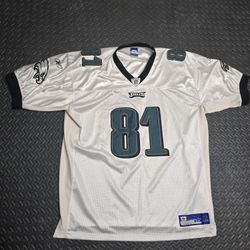 Philadelphia Eagles Terrell Owens #81 Reebok NFL Jersey White Size 54