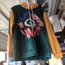 Packers Sweatshirt Hoodie Size L