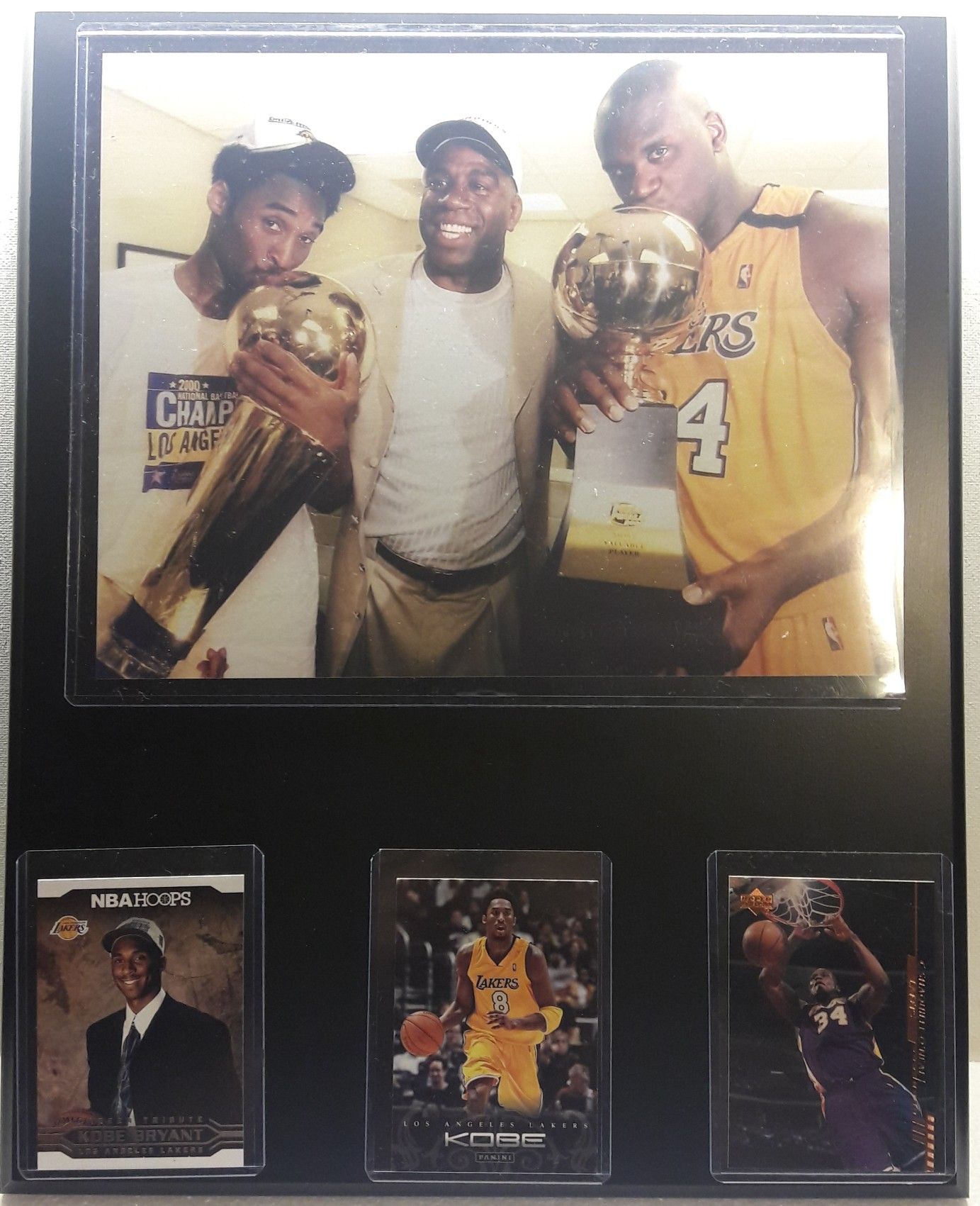 Kobe Bryant and shaq plaque