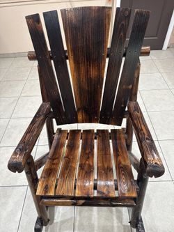 Rocking chair solid wood Used Very Good Condition
