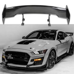 For Ford Mustang Gloss Black GT Style Rear Car Trunk Lip Spoiler Wing Adjustable