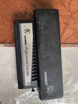 Hohner Professional 2016 CBH Chromatic Harmonica - Original Case Good Condition