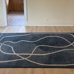 Strova Dusk Blue 6x9 Modern Area Rug