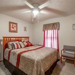 Fine Wood Bed Set(Dresser w/ mirror, chest and nightstand Included)