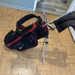 Kids  Nike Golf Club Set and Bag