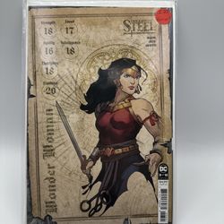  DARK KNIGHTS OF STEEL #3 YASMINE PUTRI 1:25 Character Sheet Ratio Variant