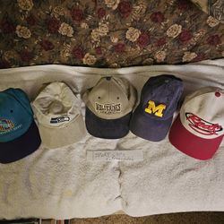 New/Lightly Used Ball Caps 