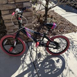 18” wheel bicycle for girls