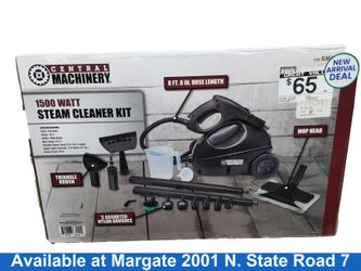 Central Machinery 63042 Black Floor Steamer