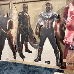 Life-size Standee Captain America & The Falcon