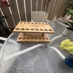 Goture Fishing Rod Holders 16-Rod Rack Vertical Rod Holder Wall Mount Modular For Garage Fishing Pole Display Stand Fixed Frame