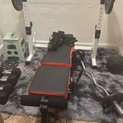  Like New Home Gym Equipment Set - Must Sell!