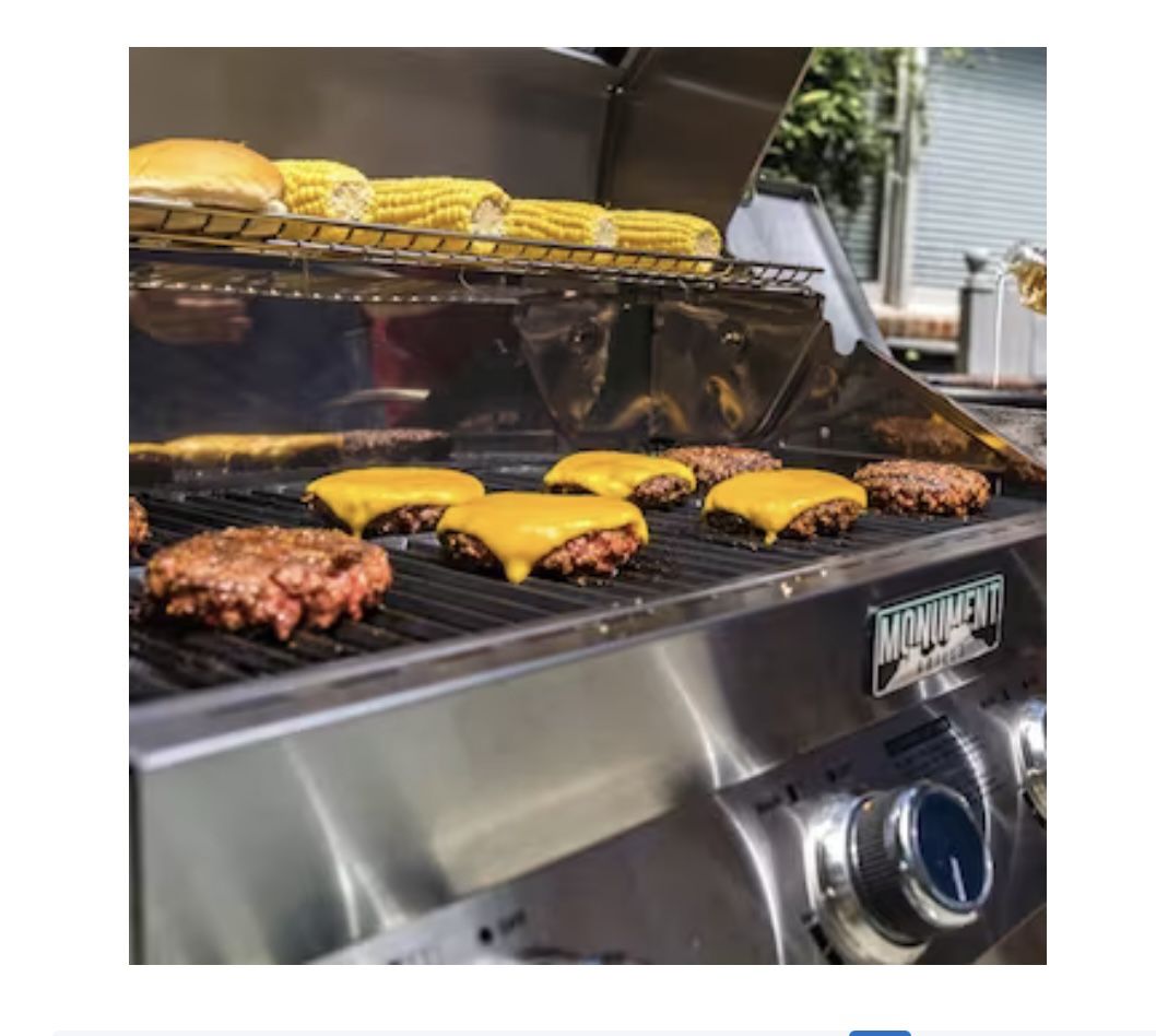 Monument Grill - 4-Burner Stainless Steel BBQ