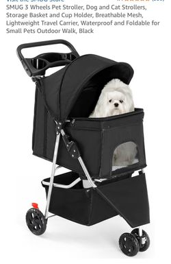 SMUG 3 Wheel Pet Stroller